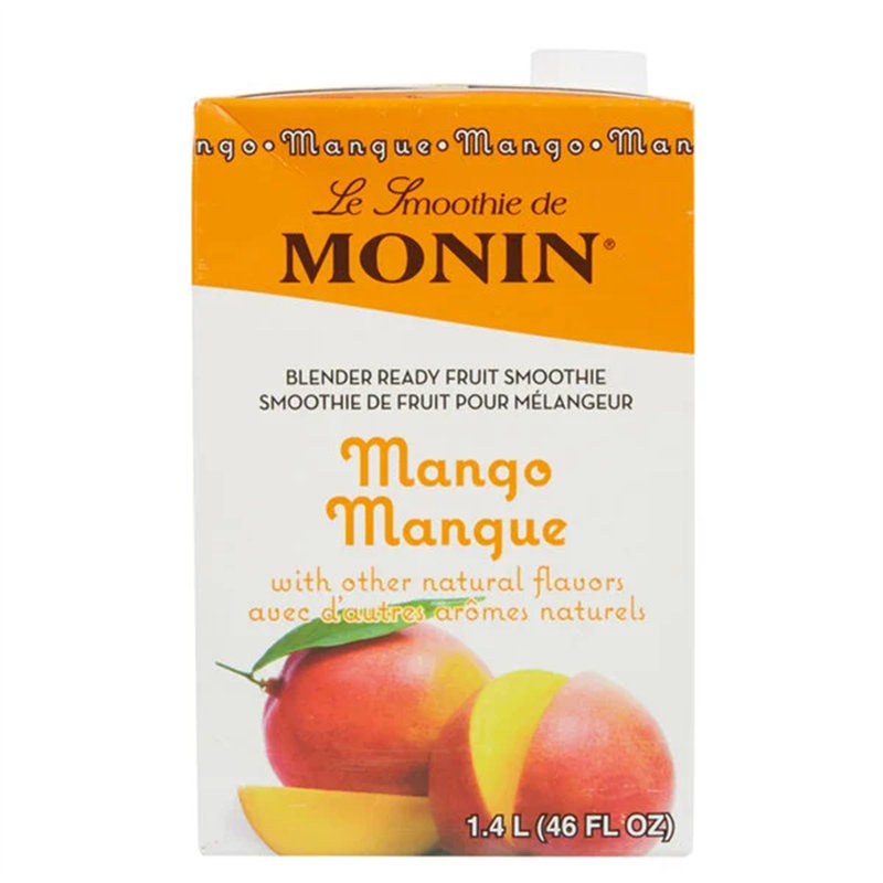 Monin 46 Fl. Oz. Mélange pour boisson à la mangue et aux fruits 544SMOEG032B