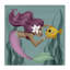 «Mermaid & Fish Friends», toile par Sarah Hickman-73243322