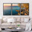 Paysage naturel, coucher de soleil au bord du lac, scène de bord de mer, photographie, réalisme, décor de paysage-104074460-104074463