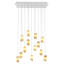 Amorphic 13 - Light Porcelain Pendants Rectangular Chandelier-124934855-124934857