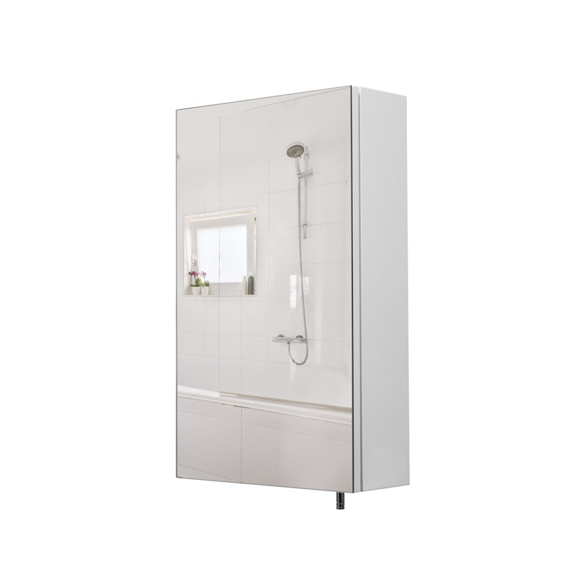 Cullen White Steel Single Door Cabinet