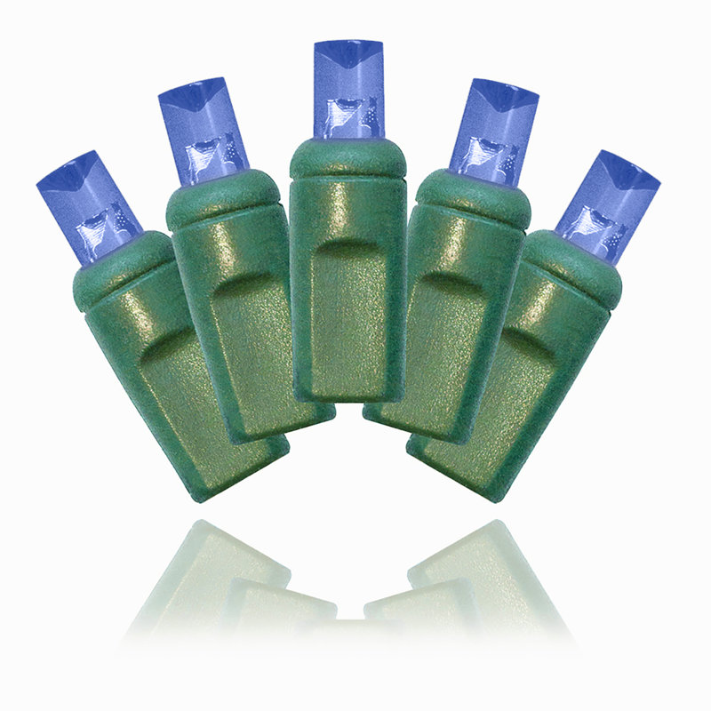 Guirlande 70 lumières, Bleu, L 23 pi, 70