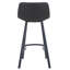 Banaz Upholstered and Faux Leather Bar Stool with Steel Frame-1230364511