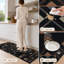 Tapis de cuisine géométriques antidérapants lavables