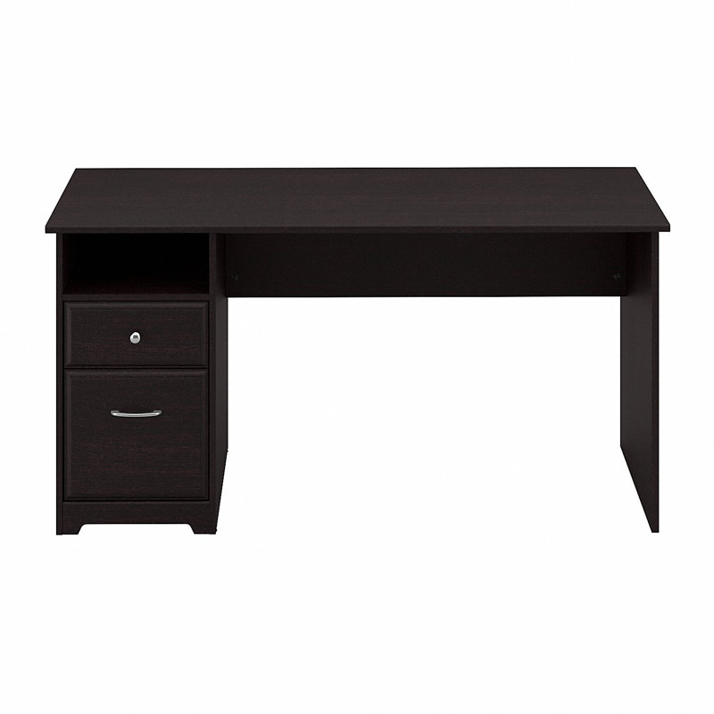 Bureau sur pied Ozro Singe, Chêne espresso, H 30 po x l 60 po x P 23 po