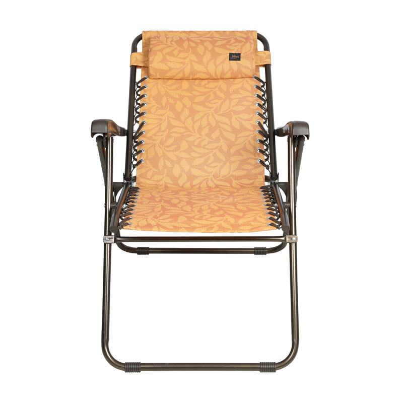 Fauteuil inclinable zéro gravité avec coussin Gracee, Sable