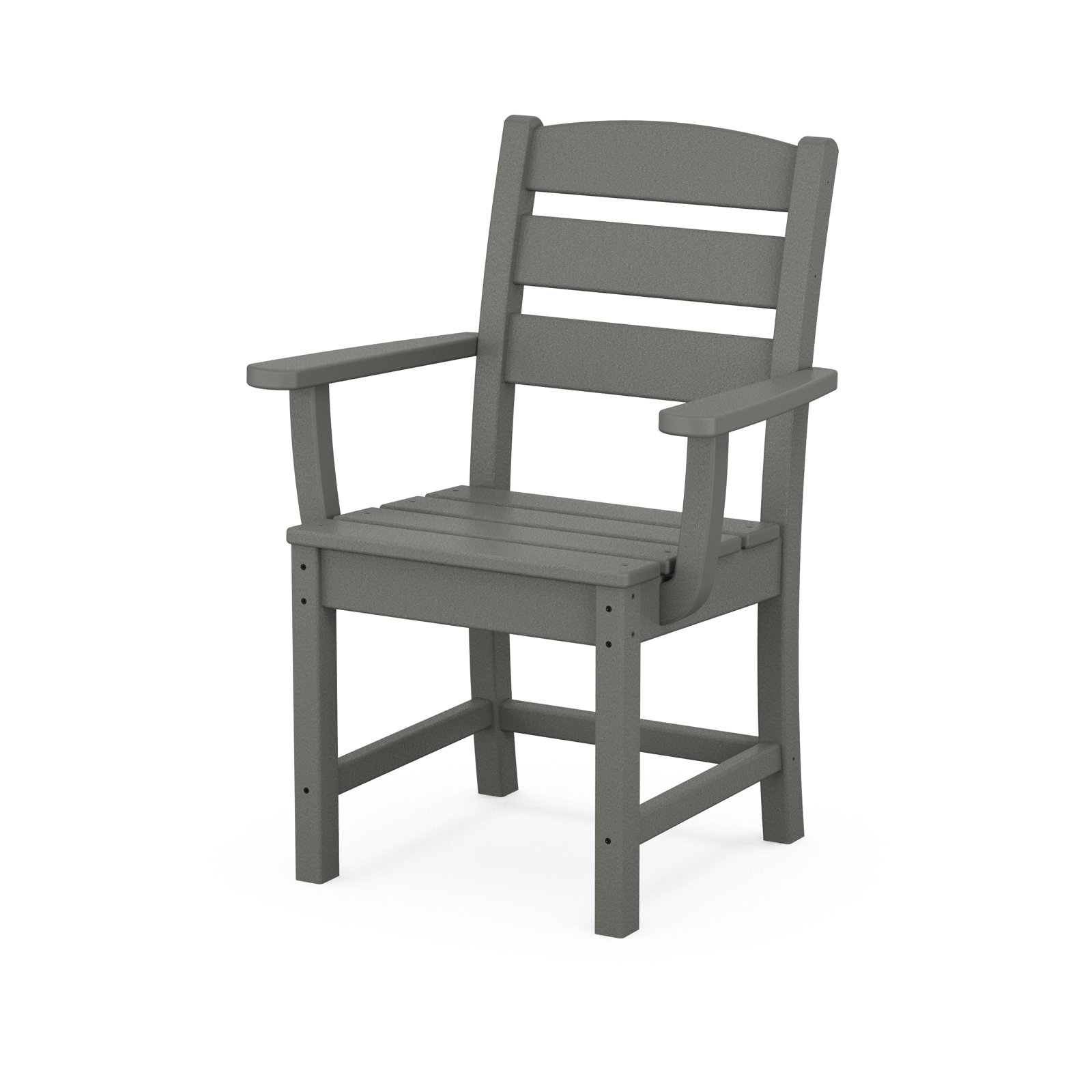 POLYWOOD® Lakeside Patio Armchair, Slate Gray