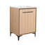 Base de meuble-lavabo 24 po avec lavabo, armoire de rangement avec portes, bois d'ingénierie-1026784091