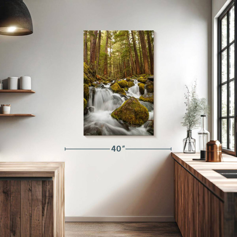 Alvord Forest Stream Boulder, 39" H x 26" W