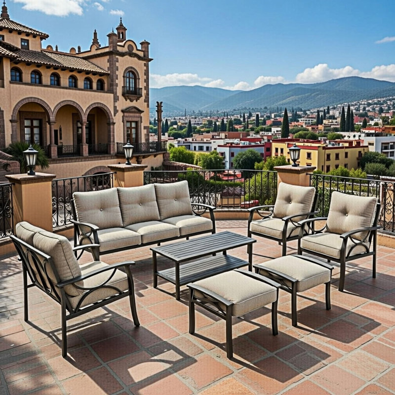7-Piece All-Weather Conversation Sofa Set