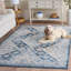 Tapis gris / bleu marine Hulse 220-1358580524