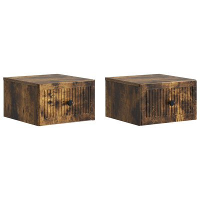 33cm W Manufactured Wood Bedside Table