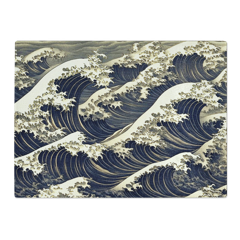 Wave Vol.5  Glass Chopping Board