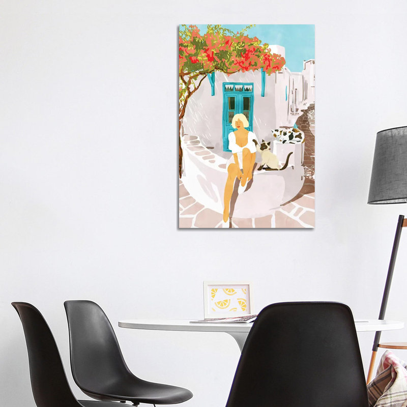 Greek Vacay - Wrapped Canvas Print, 101.6 cm H x 66.04 cm W