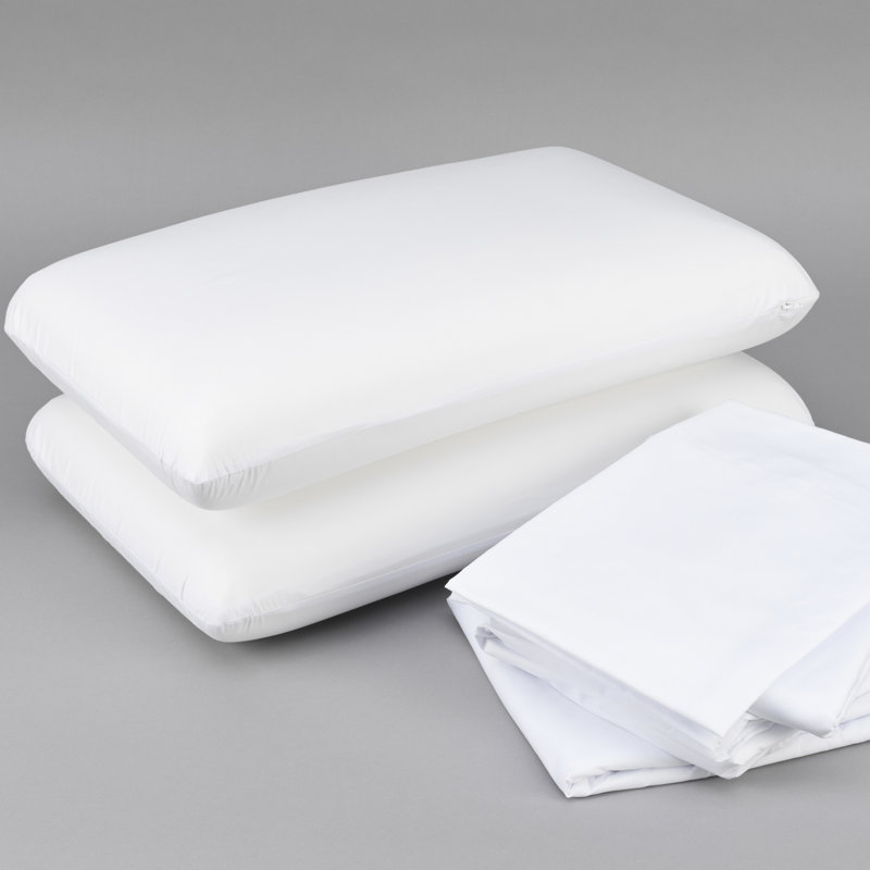 Full Bedding With Technology - Memory Foam Pillow, 100% Microfiber Sheet , Mattress Protector For Bed Cooling A Peaceful Night