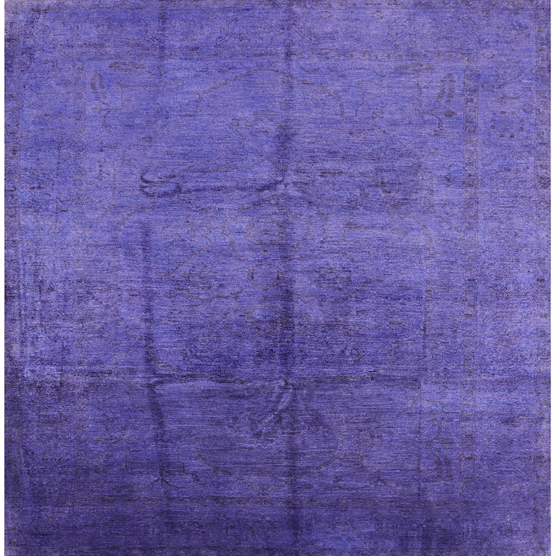 Tapis mauve, Carré 3 pi