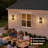 2-Light Outdoor Wall Lantern Sconce Lighting Fixture 