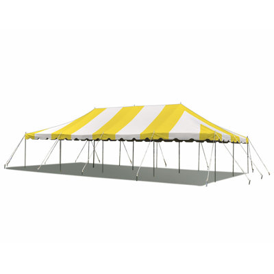 20' x 40' Weekender Pole Party Tent, Yellow