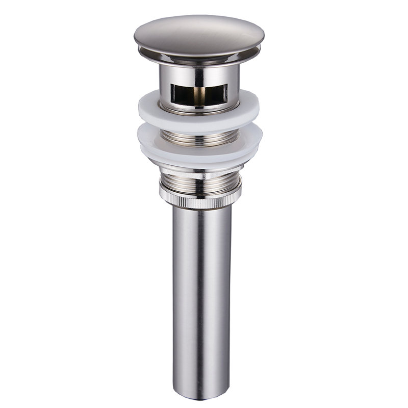 2.43'' W Pop-Up Yes, Brushed Nickel