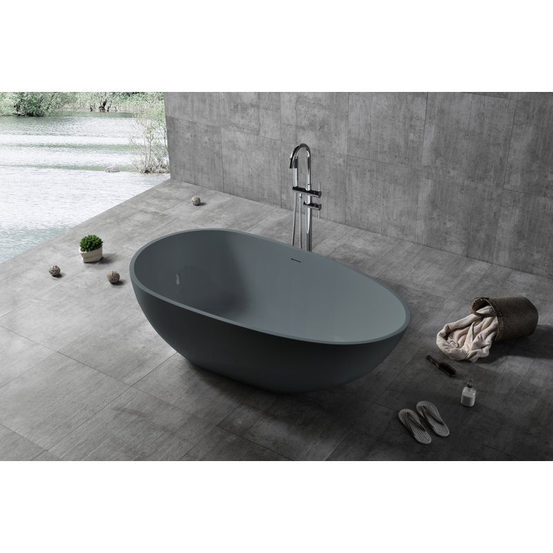 Baignoire 59 po x 30 po, Bleu gris