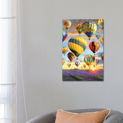 Hot Air Baloons - Wrapped Canvas Print