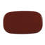 Table basse haute brillance avec finition rouge