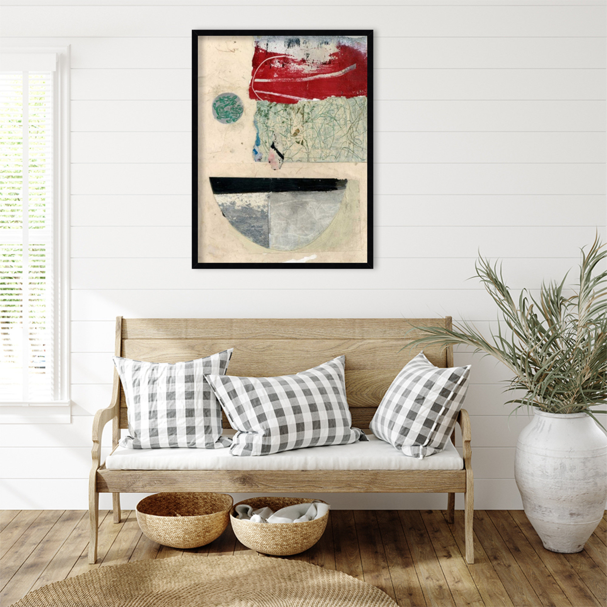 Natural Elements II by Fresno Wood Framed Wall Art Print, 33" H x 25" W, Black