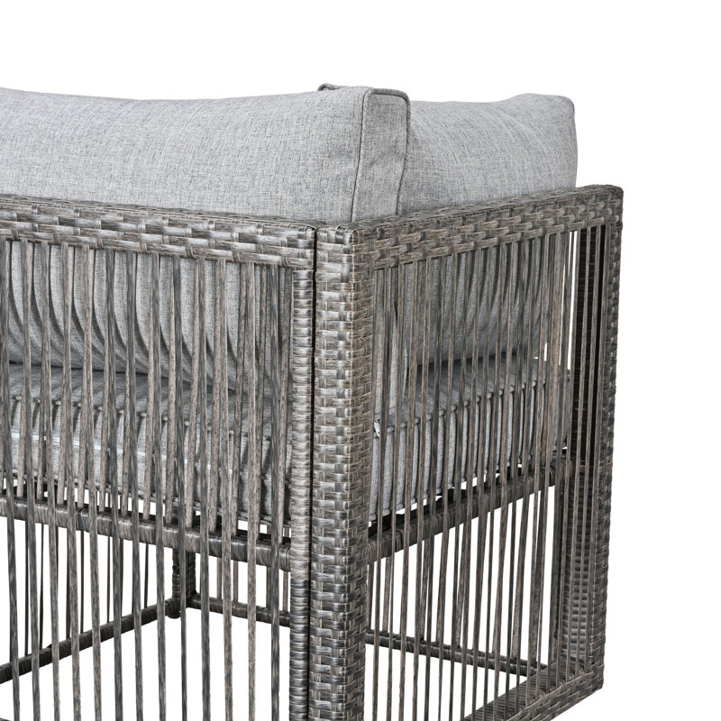 Adeley Wicker Outdoor Lounge Chair