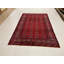 Tapis de style tribal rétro fait à la main 6 X 9 Anatolian