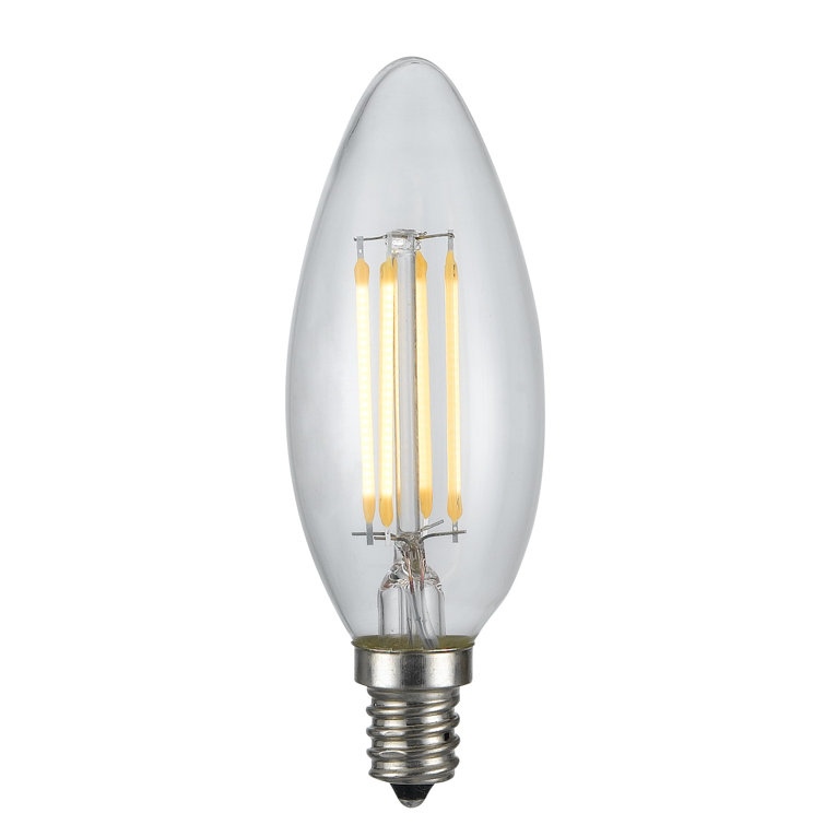 40 Watt Equivalent B10 E12/Candelabra 2200K LED Bulb