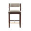 Tabouret de comptoir rembourré en velours Patricia-111807615-111807629