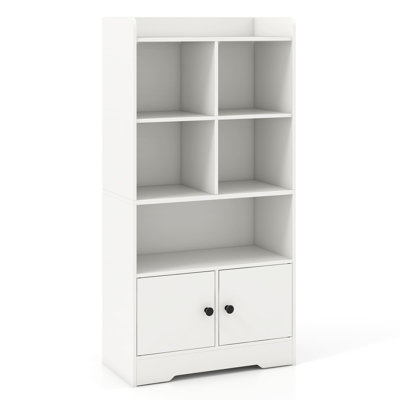 120cm H x 60cm W Particle Board Cube Bookcase