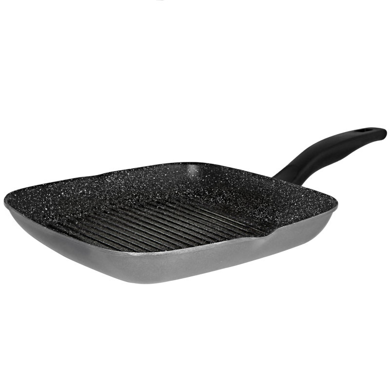 42cm Aluminum Grill Pan / Griddle Set