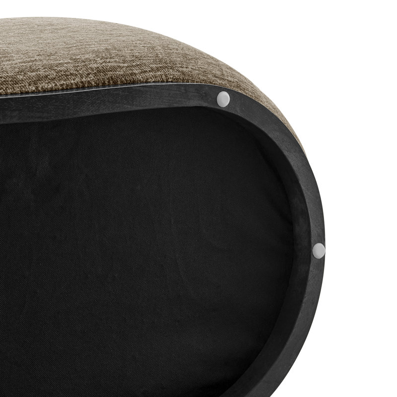 Cameil Polyester Upholstered Bench, Brown