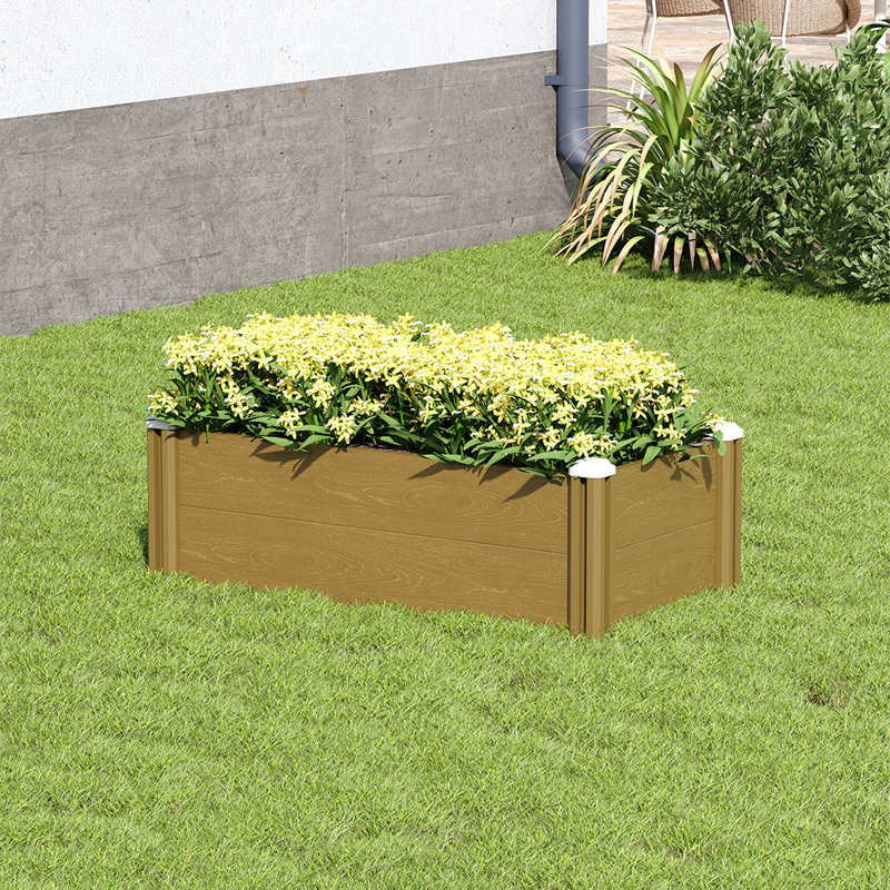 Raised Garden Bed, 33cm H x 102cm W x 54cm D