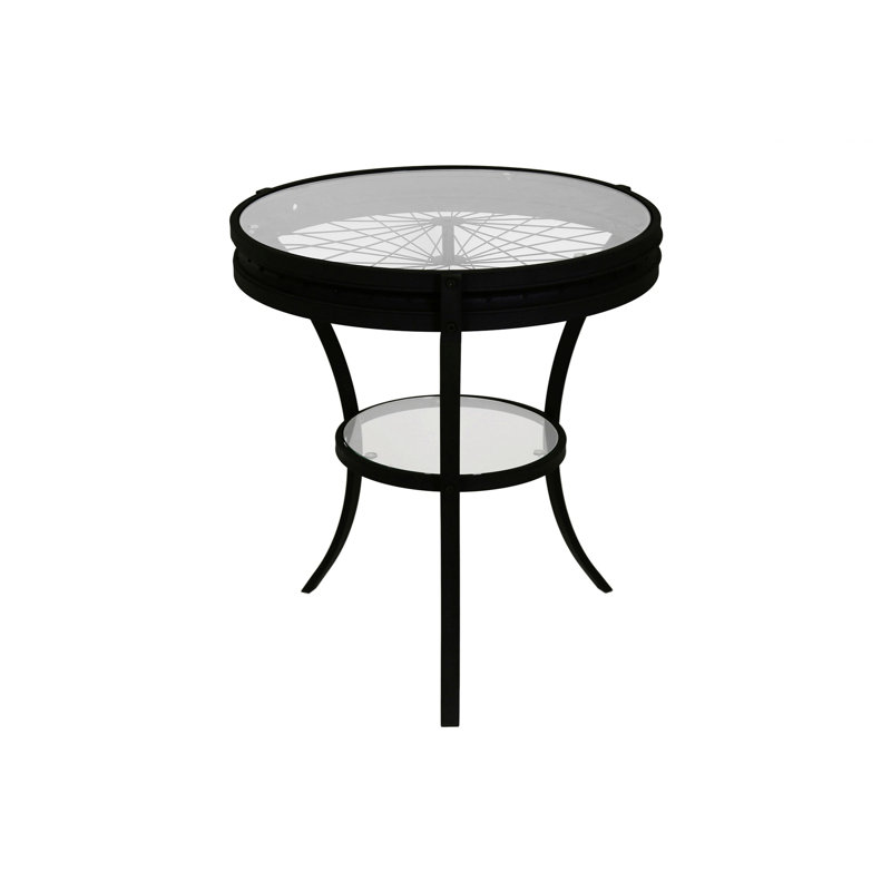 Table de chevet pratique, table de chevet, table d'appoint, table de bout avec structure en métal