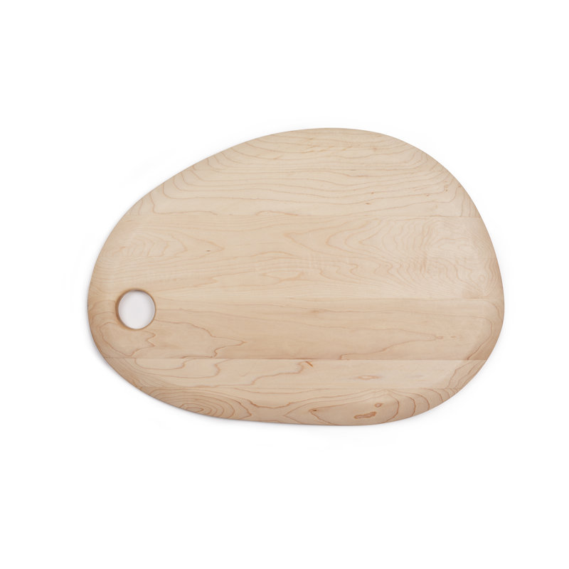 Pebble Cutting Board - Medium, 21.4" x 15.25", Maple Wood