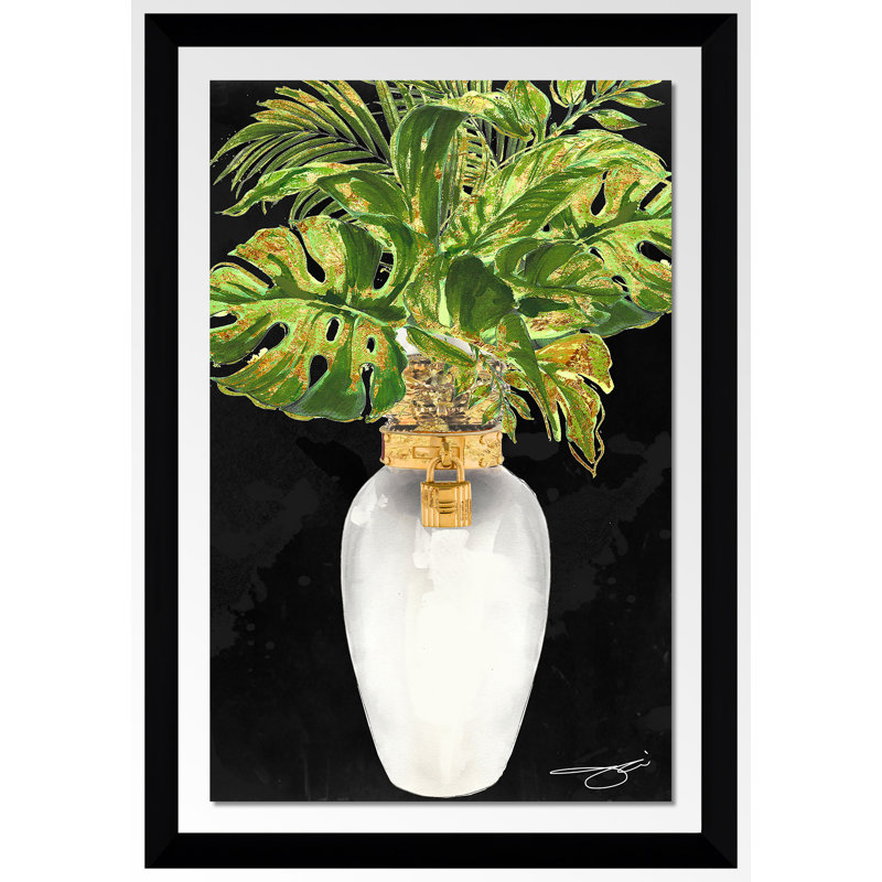 «Keep It Simple 2», reproduction sur toile, Cadre noir, H 49,5 po x l 33,5 po x P 1 po