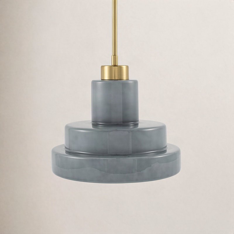 Luminaire suspendu Feller, Bleu glacier