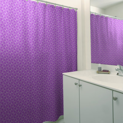 Rideau de douche simple hexagonal classique