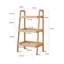 Banc de rangement Beech Bibliothèque en chêne massif. Conception classique, stabilité accrue. Polyvalent, portatif. Facile à assembler. Jaune. 17,37 po de profondeur, 12,67 po de largeur, 31,14 po de hauteur, 14,55 lb