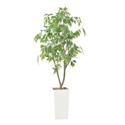 5FT  Artificial Trees Indoor, Faux Tree, Artificial Planter, Artificial Fake Tree Flower Potted, Thanksgiving Christmas,  Artificial Plants for Home O
