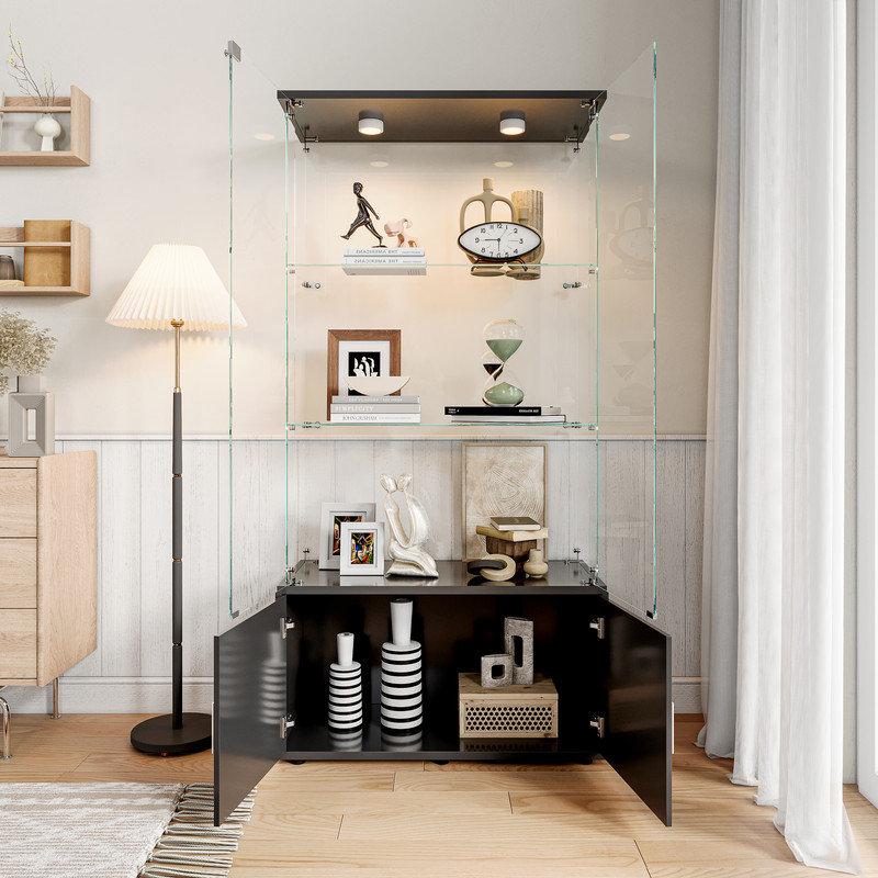 Display Cabinet, Black