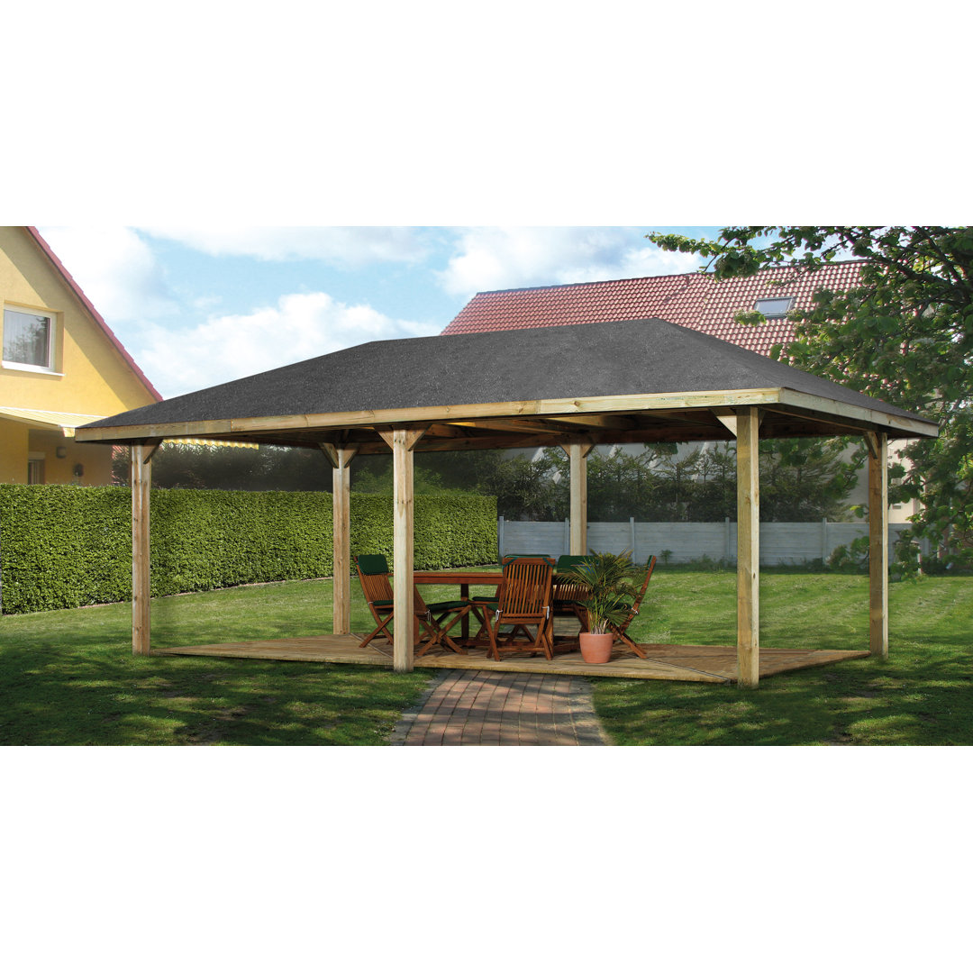 680 cm x 380 cm Pavillon aus Holz