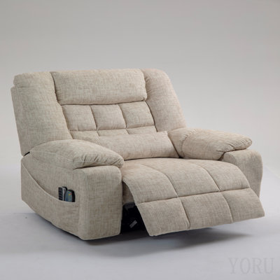 Fauteuil inclinable électrique Power Lift pour personnes âgées grandes et grandes: Fauteuil relevable à plat avec chaleur et massage, inclinable jusqu'à 180, 4 moteurs, appui-tête réglable et soutien lombaire