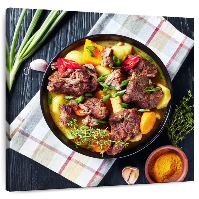Yarlin Spicy Jamaican Curry, 36" H x 36" W