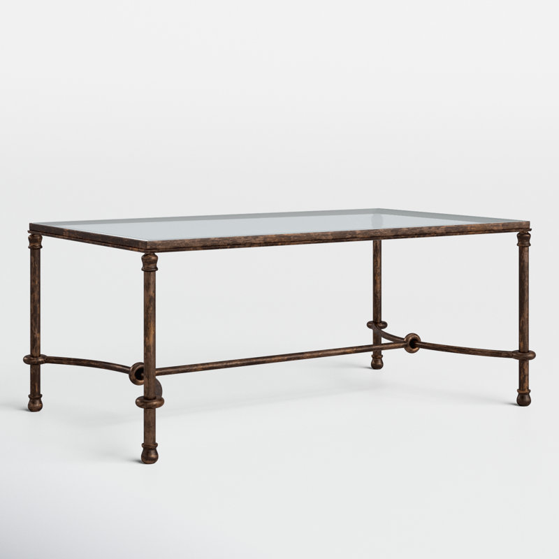 Helios Glass Top Coffee Table