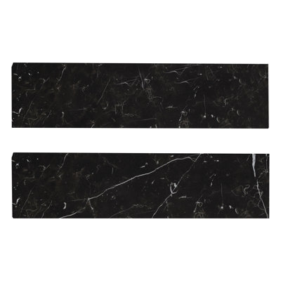 Palazza 3 in. x 24 in. Polished Porcelain Bullnose Tile Trim