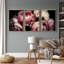 "Flower Blossom", bouquet de pivoines roses, photos murales modernes Moody, impression encadrée sur toile, 3 pièces-87392674-87392676-119396126