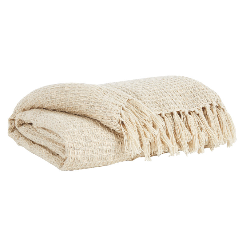 Rowena Throw, Cream